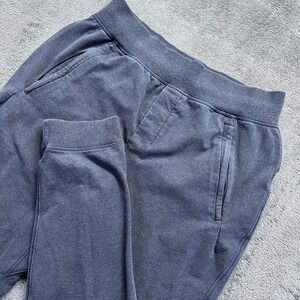 Lululemon Joggers Mens Medium Blue Heathered Cross Cut Cotton Stretch 29" Inseam